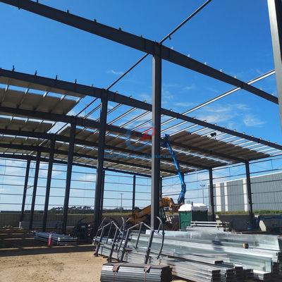 Construcción prefabricada Estructura prefabricada de acero Hangar Taller Edificio Almacén con gran span