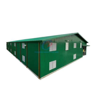 Edificios prefabricados de almacén duradero Edificios de almacenamiento de acero ligero