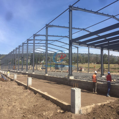 Construcción de acero pesado PEB Construcciones industriales de acero Pre-ingeniería