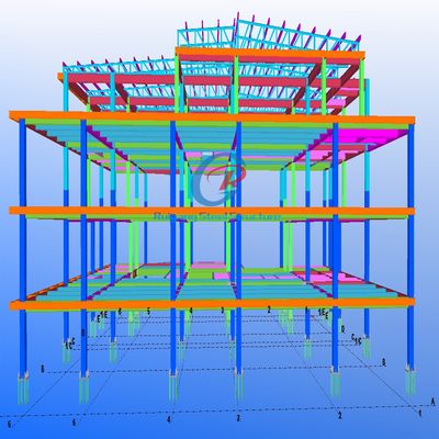 Edificio avanzado de acero de varios pisos, Estadio de estructura de acero personalizado