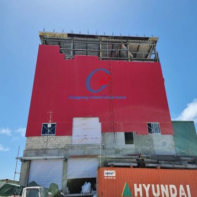Conjuntos de construcción prefabricados de acero de varios pisos para la construcción rápida