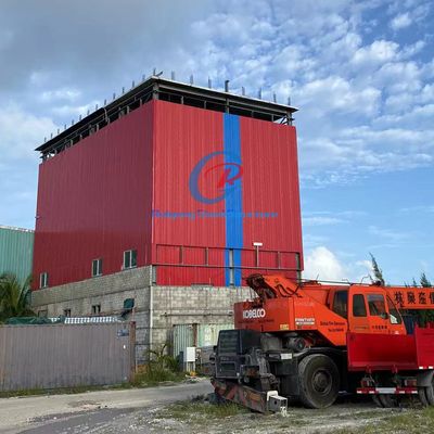 Construcción de edificios prefabricados de gran altura, estructuras de acero