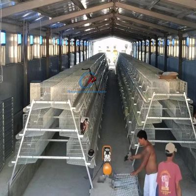 Estructura de acero personalizada Casa de aves de corral resistente al fuego para granja lechera