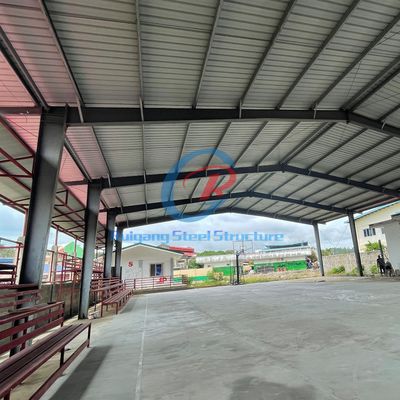 Corte de baloncesto, Corte de bádminton Edificio de estructura de acero
