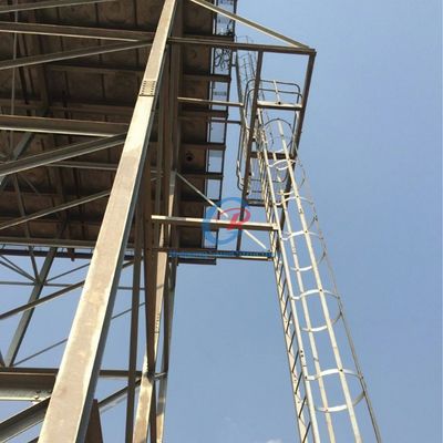 Torre de tanques de agua de acero duradero, tanques elevados de acero para almacenar agua