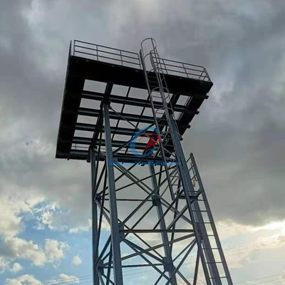 Torre de agua de acero galvanizado, tanque de almacenamiento de agua elevado Uso eficiente del espacio