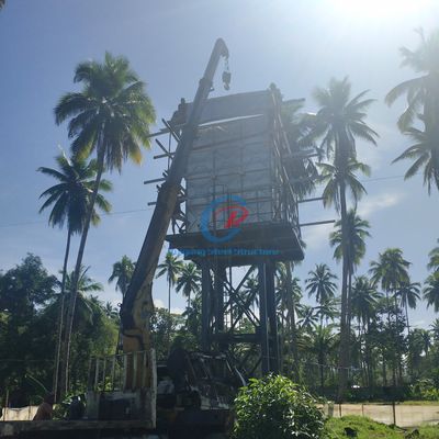 Tanques de almacenamiento de agua de acero galvanizado a medida para comunidades / empresas