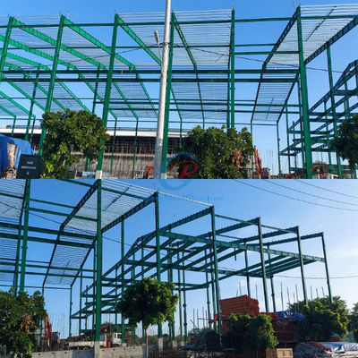 Q355 Q235 Q355B Q235B Edificios prefabricados de acero con excelente aislamiento