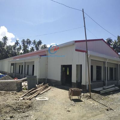 Construcción pesada de acero Q345B Q235B Avicultura con ventilación automática