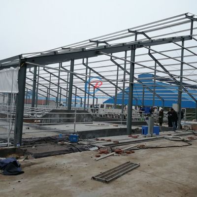 Estructura prefabricada de acero Granja de ganado Granja de ganado de metal personalizada