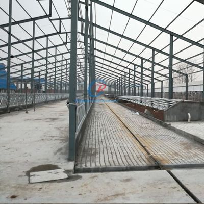 Construcción de acero ligero Granja, edificio prefabricado de metal