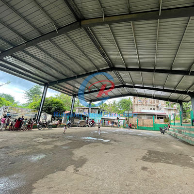 Salón de deportes de metal prefabricado al aire libre, edificios de gimnasios de metal prefabricados