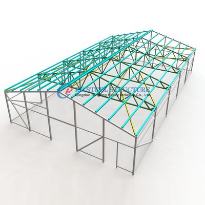 Estructura de construcción de metal pre-diseñada a medida para soluciones de almacenamiento eficientes