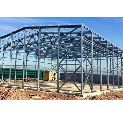 Estructura de acero galvanizado Almacén resistente a terremotos personalizado