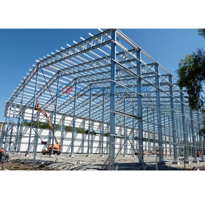 Almacén de estructura de acero ligero a medida, Edificio de almacén de estructura de acero