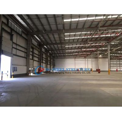 Edificio de fábrica de estructuras prefabricadas de acero para instalaciones industriales rápidas