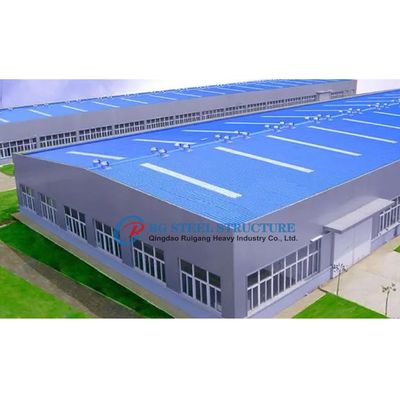 Estructura prefabricada de acero Edificio de hangares Fácil montaje para aeropuertos