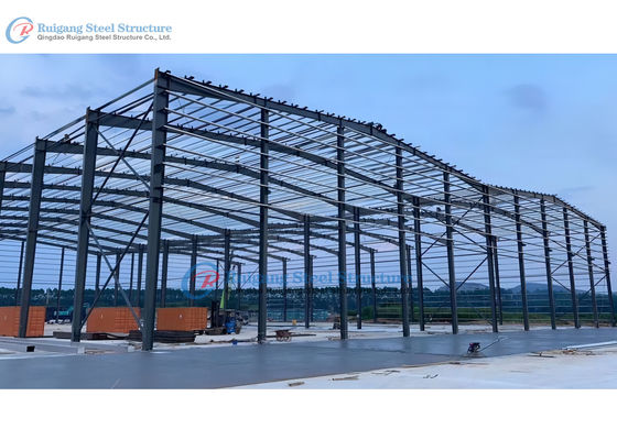 Almacén de estructuras de acero personalizadas, construcción de edificios prefabricados de acero