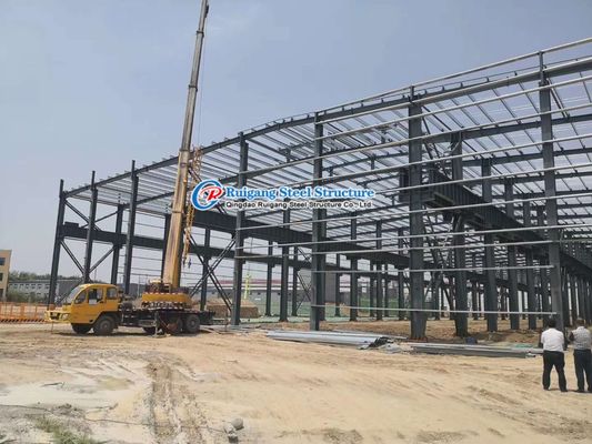 Almacén de estructura de acero personalizado para talleres de almacenamiento al aire libre