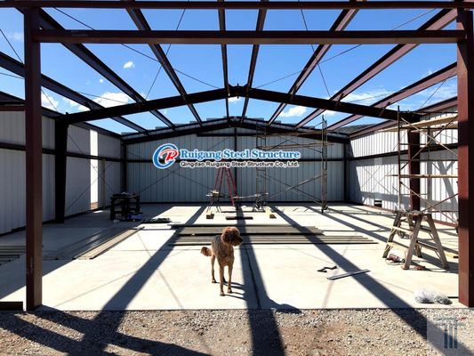 Prefabricación de galvanización de acero marco de acero estructura de la construcción de la industria ligera