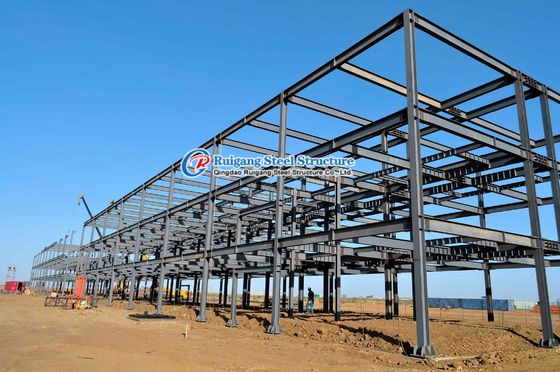 Construcciones metálicas prefabricadas versátiles Construcciones de estructuras de acero Oficina comercial