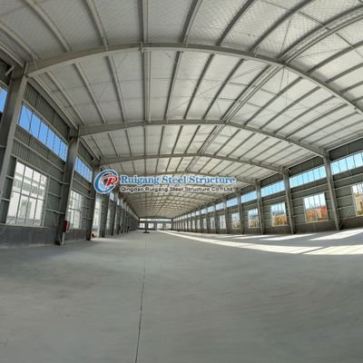 Almacén de estructura de acero ligero metálico ligero personalizado para logística