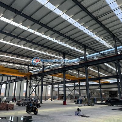 Instalación rápida Edificio prefabricado Estructura de acero Almacén galvanizado