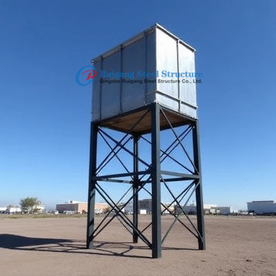 Estructura de acero galvanizado Torre del tanque de agua Stand para el tanque de agua de 10000 litros en África
