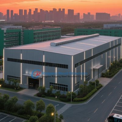 Almacén de estructura de acero personalizado, ligero, galvanizado, prefabricado