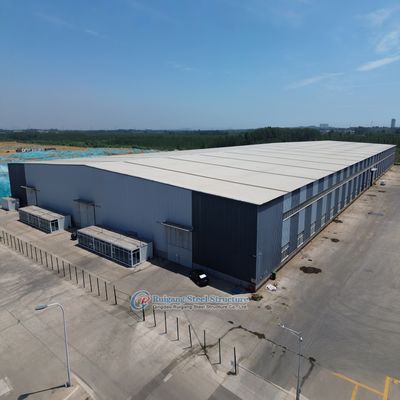 Estructura de acero modular Almacén personalizable Ligero Durable