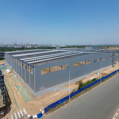 Large Span Prefabricated Steel Structure Workshop Building For Factory With High Quality Frame