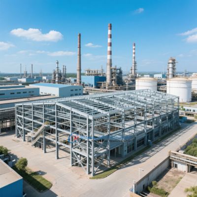 Steel Structure Godown Prefab Building for Industrial Storage Durable and Easy Assembly