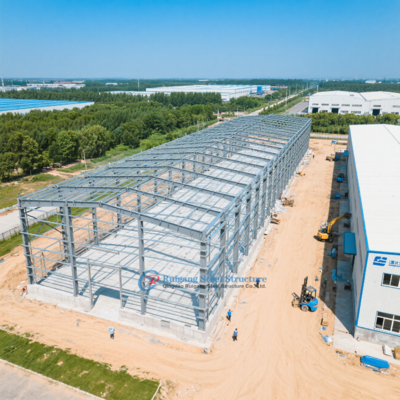Construcción de acero PEB a medida Sala industrial Construcción de acero Planta de espuma