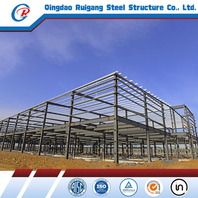 Estructura de acero prefabricada de almacén de múltiples pisos, edificio prefabricado de 3 plantas