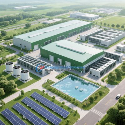 Edificio de almacenamiento de estructura metálica prefabricada prefabricada de acero prefabricado industrial personalizado